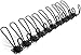 Heavy Duty Black Entryway Hooks - 10 Pack of Wall Mounted Vintage Double Coat Hangers with Four Extra Long Metal Screws Included