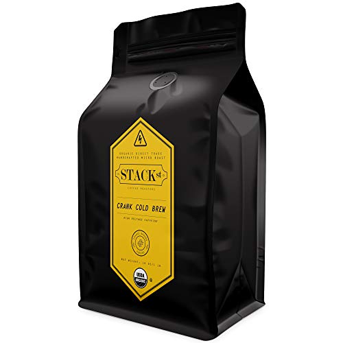Organic Cold Brew Coffee Coarse Ground 1 LB CRANK High Voltage