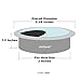 Jetland Desk Grommet for Wire Organizer - Matte Silver, Fits 2