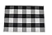 Cotton Bath Runner Buffalo Check Rug Black and White Plaid Runner Doormat Hand-Woven Checkered Carpet forDoorway/Kitchen/Bathroom/Entry Way/Laundry Room/Bedroom (24