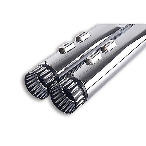 SHARKROAD “No Baffle Inside” Super Loud Version 4” Chrome Slip On