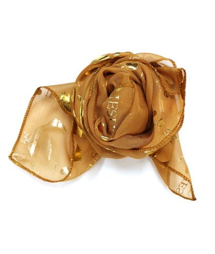 Modadorn Spring & Summer I Love Jesus Dove Religious Mini Camel Scarf and Handkerchief Pocket Square