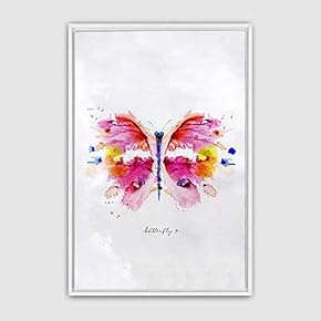 Framed Canvas Wall Art Insect Canvas Prints Home Artwork Decoration for Living Room,Bedroom - 16x24 inches