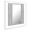 vidaXL-Armario-Espejo-de-Bano-con-Luz-LED-Inodoro-Aseo-Ducha-Muebles-Mobiliario-Almacenamiento-Estante-Decoracion-Adorno