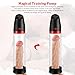 Penis Vacuum Pump,UTIMI Electronic Male Enhancement Penis Growth Pump Sex Toys with 4 Suction Intensities for Stronger Bigger Erections,Water Based Lube Included