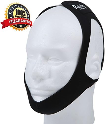 Ultimate Set Of 2 Anti-Snore Chin Straps By Rakula: Amazing Snore-Relief Guards With Adjustable Velcro (M size, L size)