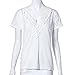 Kwok Women's Summer Vest Top Short Sleeve Blouse Casual Tank Tops T-Shirt Lace (L)