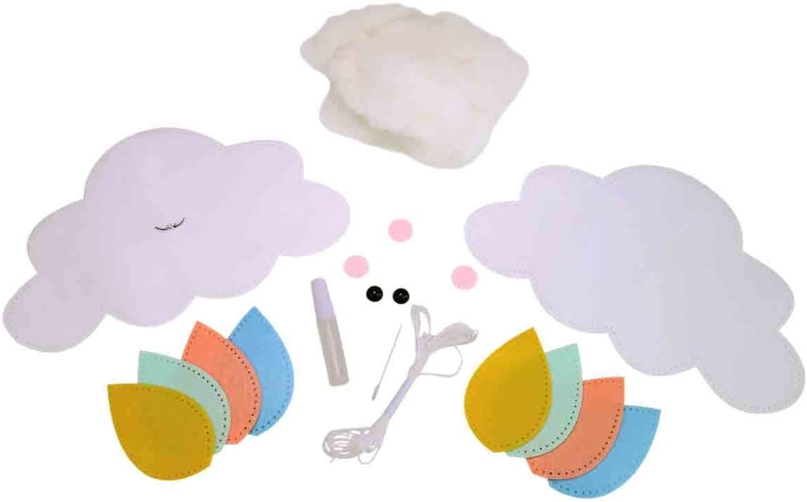 Megacrea Diy Kit Mobile En Feutrine Nuage A Coudre 25 X 23 Cm Amazon Fr Cuisine Maison Megacrea Diy Kit Mobile En Feutrine Nuage A Coudre 25 X 23 Cm Amazon Fr Cuisine Maison