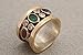 Special Design Turkish Handcrafted Jewelry Oval Cut Sapphire Ruby Emerald Topaz 925 Sterling Silver Band Ring Size 5.5