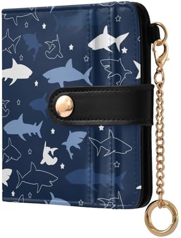 Amazon.com: JHKKU Shark Wallet for Women Credit Card Holder