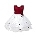 Weixinbuy Kids Girls Flower Butterfly Princess Tulle Bodice Sleeveless Dresses