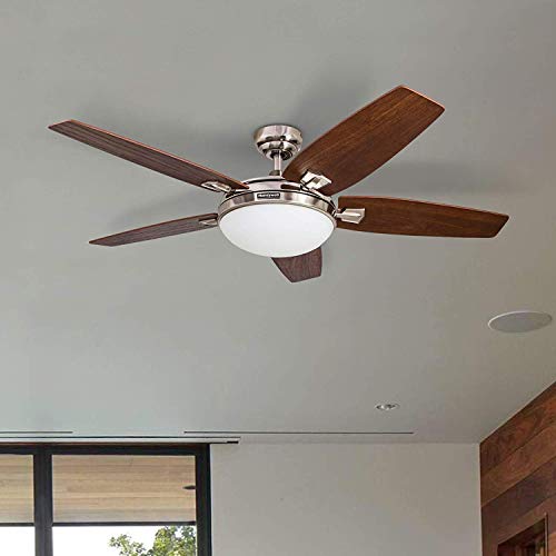 Honeywell Ceiling Fans Carmel, 48 Inch Contemporary Indoor LED Ceiling