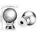 URATOT 3 Pack 8 Inch Silver Lamp Harp Holder Lamp Shade Harp, Saddle Base and Lamp Finial for Table and Floor Lamps (Silver)