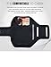 Newst Galaxy S8 SPORTS ARMBAND - for Running, Cycling, Workouts or any Fitness Activity. Fits Galaxy S6, S6 Edge, S5 - Sweat Proof, Build in Key + Credit Cards - Black - for Men & Women by DanForce
