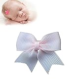 Wispy Clippy - butterfly baby hair bows - great handmade baby gift(B3-Pink)