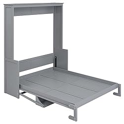 BIADNBZ Queen Murphy Bed with a Shelf, Space-Saving