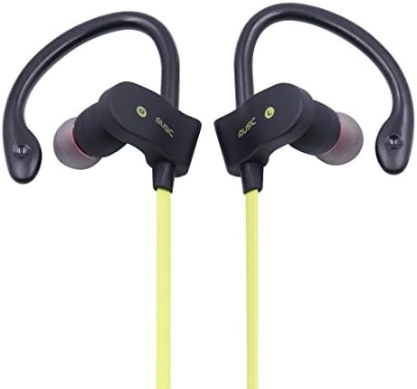 HAOGOODS aox-azo-a0z Sport Bluetooth V4.1 Headphones, IPX4 Sweat Proof, Noise Cancelling Design with Mic, Green