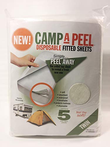 Camp-A-Peel Disposable Fitted Sheets