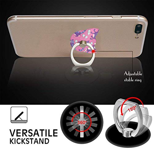 Ring Holder Pink Cat Mouse Cat Type Ring Cell Phone Stand Adjustable 360° Rotation Finger Grip Holder for IPad Phone X/6/6s/7/8/8 Plus/7, Galaxy S9/S9 Plus/S8/S7 Android Smartphone