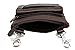 Leather Waist Bags, Leather Hip waist Belt Bag For Women, J152LB Rustic Vintage Style Leather Crossbody Bags For Women Clipon Leather Fanny Pack For Women