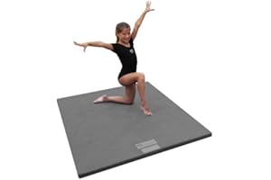 5'x10'x1-3/8" Dollamur FLEXI-Roll® Carpeted Cheer/Gymnastics Mat