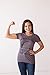 Womens Fitness Taco Funny Gym T Shirt Cool Humor Graphic Muscle Tee for Ladies Funny T Shirts Cinco De Mayo Tops for Women Cool Fitness Top Women's Novelty Dark Grey M
