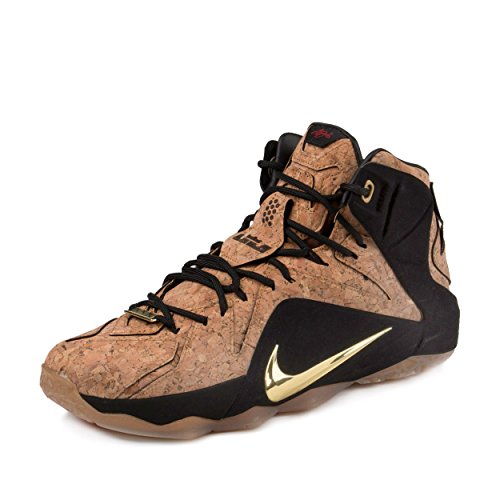 Nike men s lebron xii ext cork natural/national/blk/mtl…