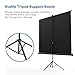 TaoTronics TT-HP019 Projector Screen with Stand, Indoor Movie Screen 100 Inch Diagonal 4:3 with Wrinkle-Free Design (Easy to Clean, 1.1 Gain, 160° Viewing Angle & Includes a Carry Bag)