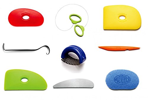Creative Hobbies Sherrill Mudtools Essential 10 Piece Starter Tool Kit, for Pottery, Clay, Sculpting Artists