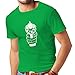 T Shirts For Men I Shoot To Kill ! Gun Enthusiast, Handgun, Police Gift (Large Green White)