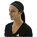 adidas Women's Fresh Printed Hairband, Ratio Print Black/Energy Aqua, ONE SIZE