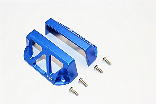 GPM Traxxas E-Revo Brushless / E-Revo VXL 2.0 Upgrade Parts Aluminum Servo Protector - 2Pcs Set Blue