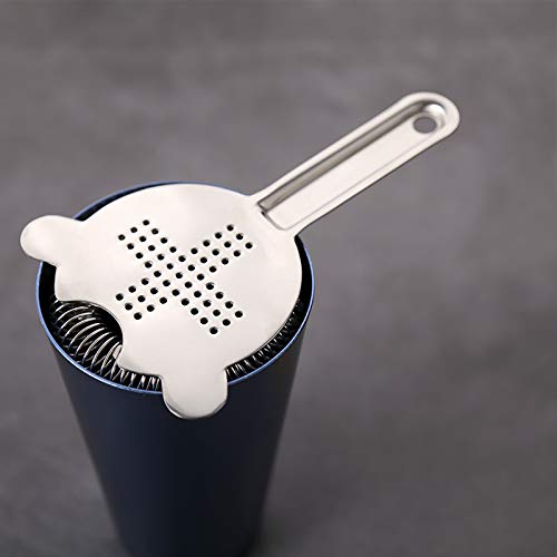 Barsieb Cocktail Edelstahl Hawthorne Strainer Cocktailshaker Colander Strainer Bar Trainer – Bild 8