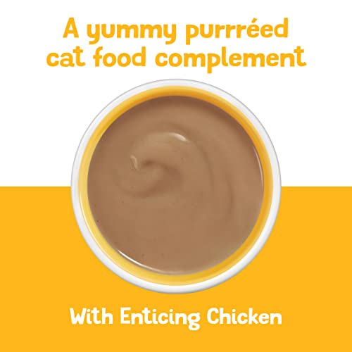Purina Friskies Pureed Cat Food Topper, Lil’ Shakes With Enticing