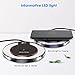 JETech 2170-Wireless-Charger-BK Universal Wireless Charger Qi Charging Pad