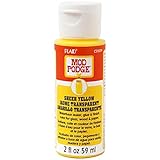 Plaid:Craft Mod Podge Sheer Color, 2-Ounce, Yellow