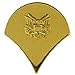 U.S. Army E4 Specialist Pin Gold Plated 1