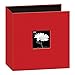 Pioneer Photo Albums 8.5x11 Fabric Frame 3-Ring Binder Scrapbook, Apple Red