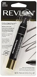Revlon ColorStay Brow Crayon, Soft Black