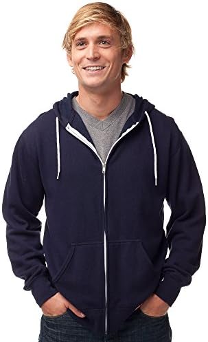 Global Blank Slim Fit Lightweight Zip Up Hoodie Men and Women Hooded Sweatshirt