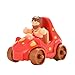 ThinkMax Cartoon Car, Pull Back Car Playset with a Hunter Figure