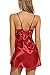 Avidlove Sexy Lingerie Lace Chemise Patchwork Satin Sleepwear Bowknot Babydoll