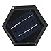 Kendal Large Outdoor Solar Powered LED Light Lamp (Black)