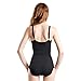 BollyQueena Women's Extra Control Hi-waist Bustier Bodysuit Waist Trainers For Women Black XL