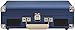Crosley CR8005D-BL Cruiser Deluxe Vintage 3-Speed Bluetooth Suitcase Vinyl Record Player Turntable, Blue