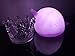 Smoko Nari Narwhal Lamp | Ambient Night Light with Soft Glow | Auto Shutoff Timer (Purple)