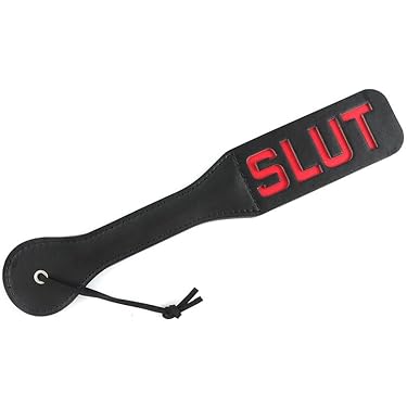 barmer sexspielzeug Rainbow Pride Leather Spanking Paddle – Handmade Red Handle Impact Toy –  MRI Leathers