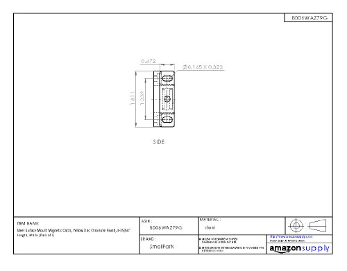3 Surface+Magnetic+Yellow+Chromate+Finish