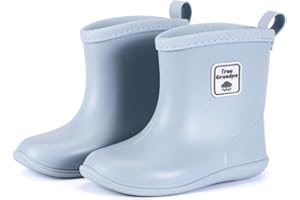 Toddler Rain Boots Baby Rain Boots Short rain boots for toddler Easy-on Lightweight and Waterproof