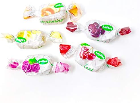 Pallas, Greek Fruit Jelly Soft Candy (Fruit preserve jellies) (2.200 Lbs)
